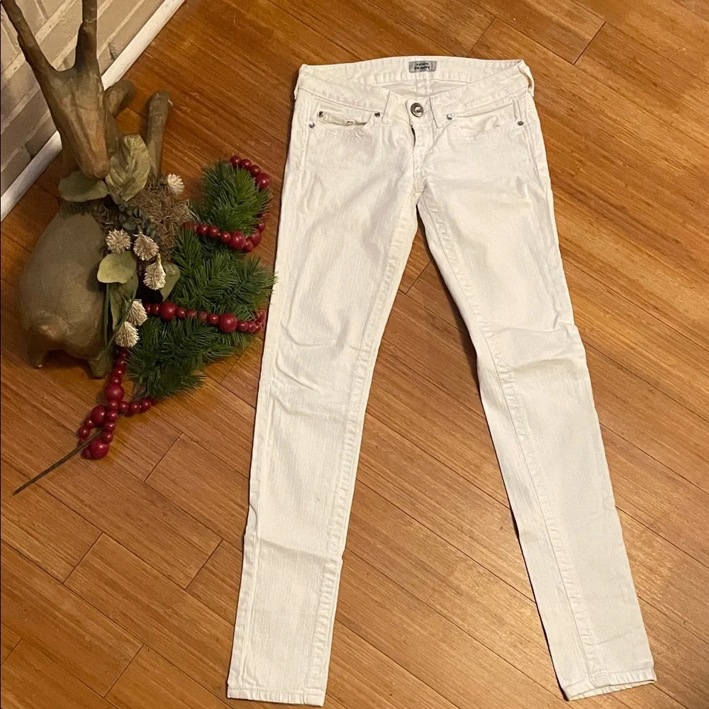 Daytrip Aries 26R Women's Skinny Jeans - White - Picture 3 of 3